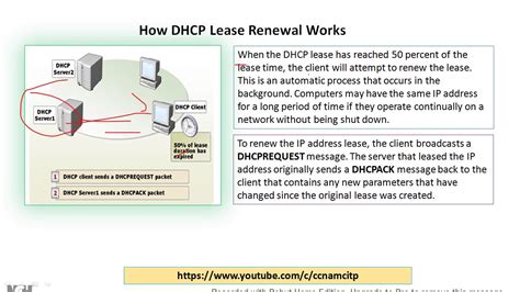 dhcp countdown to lease renewal
